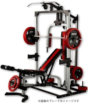 Amazon Irotec アイロテック マルチビルダーステーションr140 ﾊﾞｰﾍﾞﾙｼｬﾌﾄ180cmﾜｲﾄﾞｸﾞﾘｯﾌﾟ 筋トレ パワーラック 大型マシン Irotec アイロテック 大型マシン