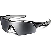 Rosemal Sports Sunglasses Polarized Cycling Sunglasses Running Driving Fishing Hiking for Men Women UV400 TAC TR90