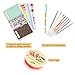 BESWORLDS DIY Scrapbook Photo Album Leather Cover Our Adventure Memory Book 30 Pages for Baby Anniversary Birthday Wedding Party Travel Graduation DIY Accessories Kit (Brown)