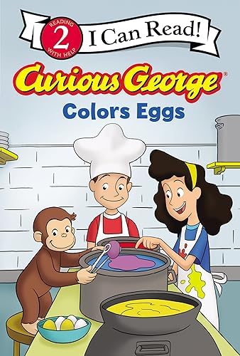 Curious George Colors Eggs: A Colorful Easter Adventure with