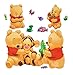 Wall Sticker Decal Winnie the Pooh and Tiger Kids Bedroom Nursery Daycare and Kindergarten Mural Home Decor DIY Self adhesive Removable