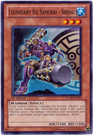 Yu-Gi-Oh! - Legendary Six Samurai - Shinai (STOR-EN023) - Storm of Ragnarok - 1st Edition - Common