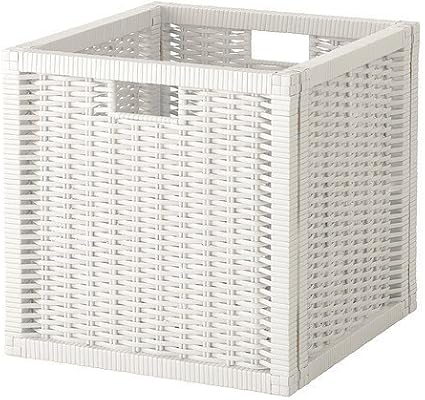Cesta blanca IKEA BRANÄS; apta para estantería EXPEDIT y KALLAX: Amazon.es: Hogar