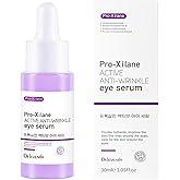 DEleventh Korean Brand Pro-Xilane Active Anti-Wrinkle Eye Serum 30ml / Anti-Aging, Reduces Puffiness, Dark Circles, & Firms Skin, Hydrating, Brightening, and Revitalizing Formula for Youthful Eyes