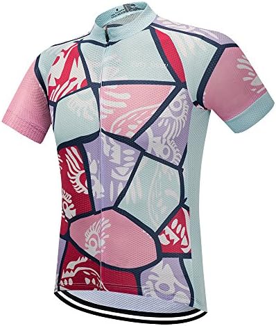 Mens Cycling Jersey Short Sleeve Top Cycle Racing Team Breathable Biking DH Sport Shirt
