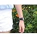bayite Leather Bands Compatible Fitbit Charge 2, Leather Band Metal Clasp Smartwatch Replacement Accessory Bracelet, Black Small