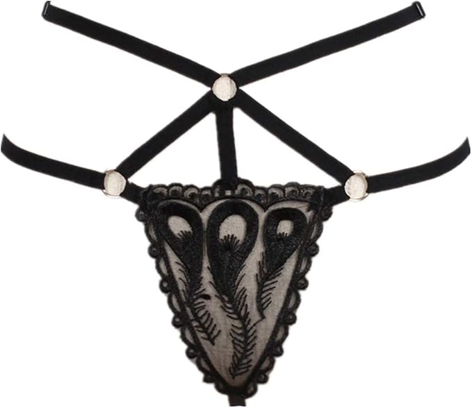 Arestory Thongs Women Sexy Panties Bandage Cotton Teen Girl HighWaisted GString Briefs Mesh