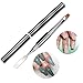 Poly Extension Gel Brush Picker Dual-Ended Gel Brush for Poly Builder Gel Acrylic UV Gel Nail Extension Gel Brush Pen Tool