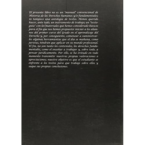 Historia de los derechos fundamentales en sus textos Historia de los derechos fundamentales en sus textos