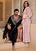 SUNBABY Thicker Long Flannel Sleepwear for Women and Man Imitation Fur Collar Bathrobes Warm Couple Pajamas(L,Black)