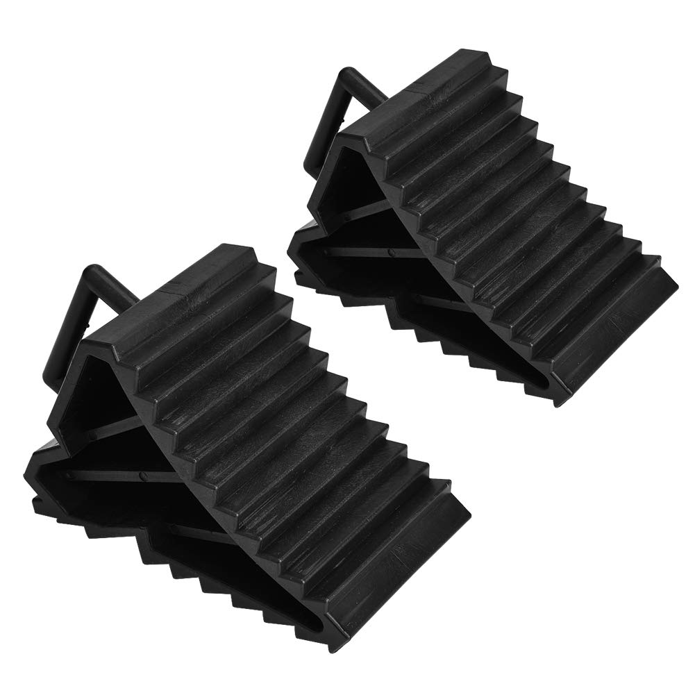 Suuonee Tire Chocks Piar Car Slip Tire Block Tyre Slip Stopper Wheel Chocks Alignment Block Tire Support Pad 15 5x9x9 8cm