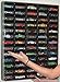 Mascar Ultima Hotwheels Matchbox 1/64 Scale Display case Black with Clear Snap-On Dust Cover for 65 Cars