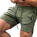 COOFANDY Men's Gym Workout Shorts Weightlifting Squatting Short Fitted Training Bodybuilding Jogger with Pockets