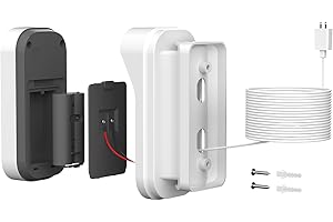 20FT/6M Power Adapter Kit for myQ Smart Garage Video Keypad,Weatherproof Charging Cable and Adjustable Swivel Mount,Continuou