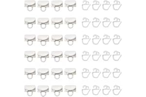 I-K-E-A VIDGA Glider with Hook White Acetal Plastic (Pack of 24)