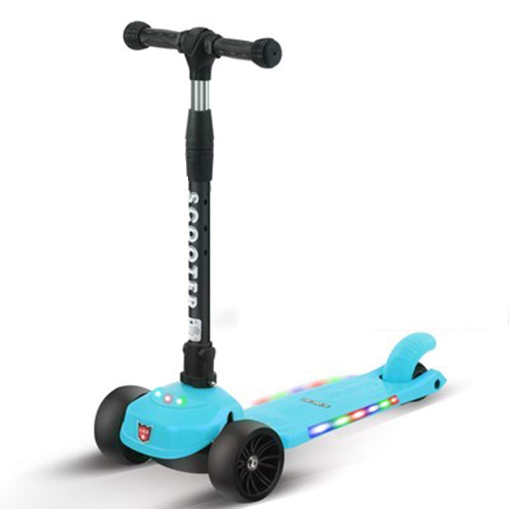 4歳から4歳までのお子様用4輪スクーター点滅ledホイールから折りたたみ可能な傾斜までの操縦キックスクーターエクストラワイドデッキ最高の贈り物子供男の子女の子 B07qyqbnqy C C キックボード本体 即日発送