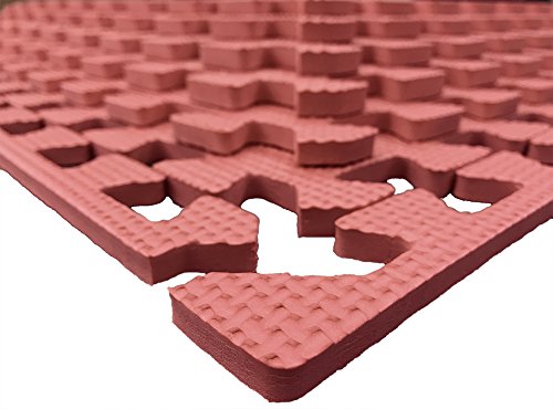 image for Ottomanson Multipurpose Interlocking Puzzle Eva Foam Tiles-Anti-Fatigu