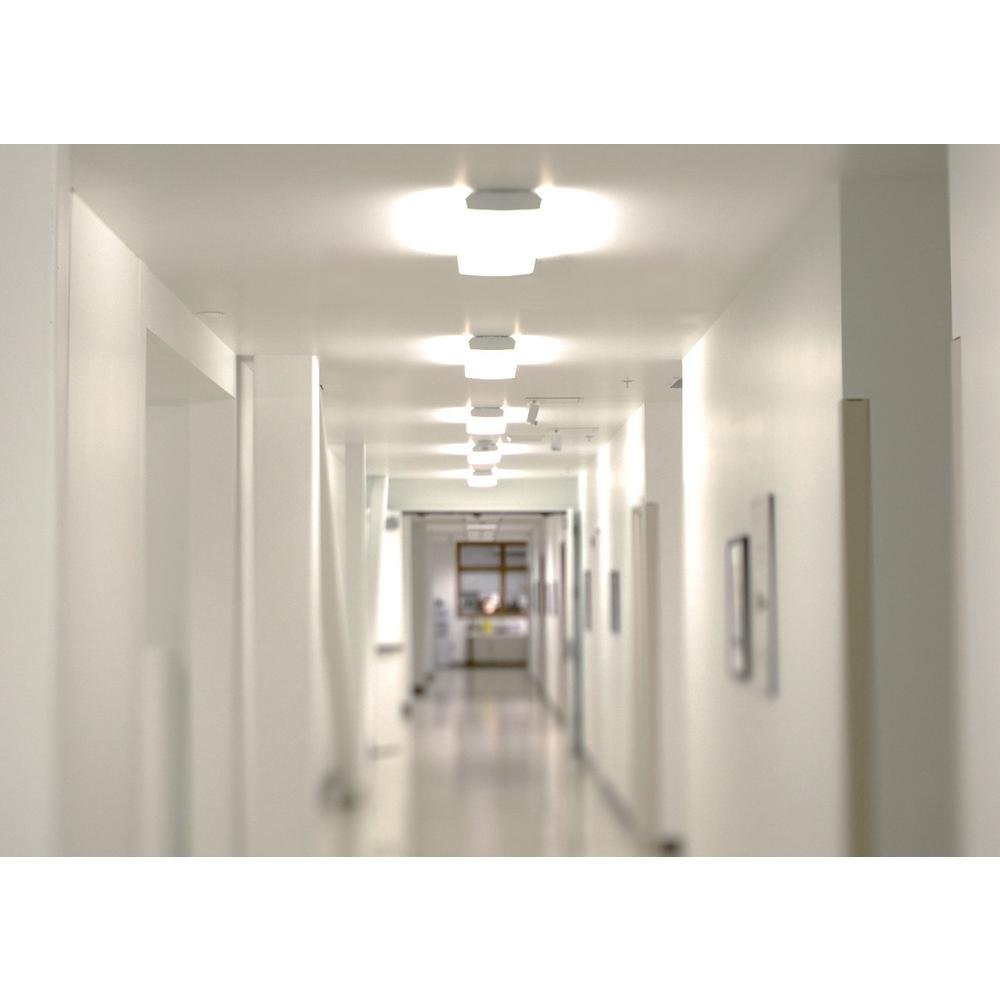 AntLux 72W LED Wraparound Light 4FT LED Office Lights Ceiling, 8000 ...