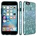 Speck Products CandyShell Inked Case for iPhone 6/6S - Retail Packaging - Overlay Floral Aqua/Atlantic Green