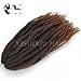 3Pcs Hot Sale 18'' 100g Afro Kinky Curly Twist Hair Crochet Braids Marley Braid Hair Extension Senegalese Twist Crochet Braiding Hair (1B/30#)