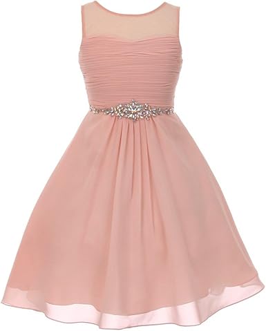blush flower girl dresses amazon