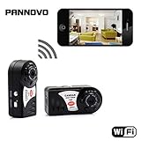 Mini wireless wifi spy Camera , PANNOVO Wireless IP P2P hidden Video Camera With Infrared Night Vision Wireless Video recorder
