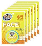 Ocean Potion Clear Zinc Oxide SPF 45 Face Potion Lotion (Pack of 6)