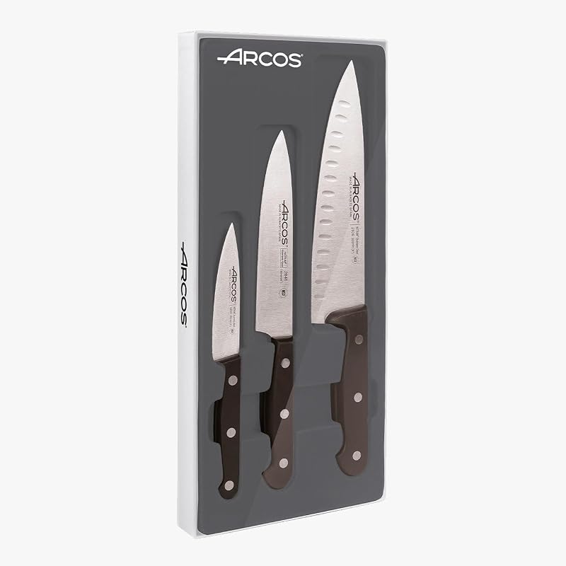 Universal Küchenmesser-Set Edelstahl 3-teilig