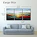 Asmork Canvas Oil Paintings - Abstract Wall Art - Landscape Painting - Home Decor Ready to Hang 100% Hand Painted Artwork - Best Buy Gift- Set of 3