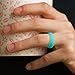 ThunderFit Women’s Silicone Engagement Rings, 5.5mm Wide, 2.1mm Thick, Wedding Rubber Bands, Variety Multipack 2/3/4/7