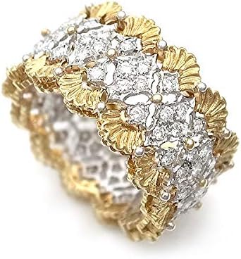 Amazon ブチェラッティ Buccellati ジャンマリアブチェラッティ ダイヤモンドリング K18yg Wg 14号 中古 リング 通販 Amazon ブチェラッティ Buccellati ジャンマリアブチェラッティ ダイヤモンドリング K18yg Wg 14号 中古 リング 通販