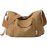 Casual Nylon Crossbody Bag Women’s Large Shoulder Purse Commuting Hobo Tote Handbag Multi-Pockets Gym Travel Satchel