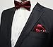 AVANTMEN 10 PCS Men’s Pocket Squares Assorted Woven Handkerchief Hanky (12 x 12, S9)