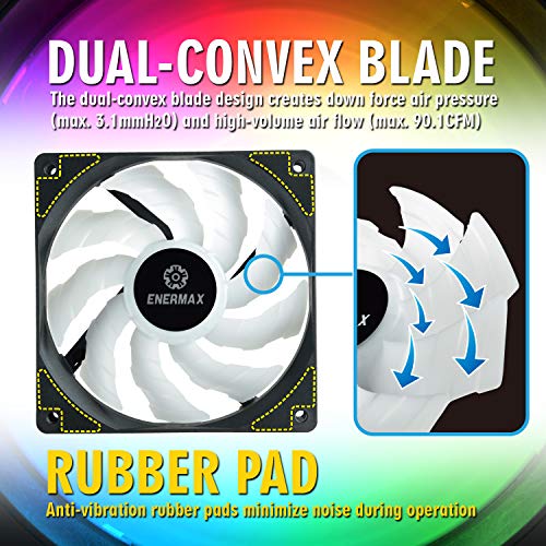 Enermax Liqmax III Addressable RGB 360 All-in-One CPU Liquid Cooler Dual Chamber Intel/AMD AM4 Support AIO ARGB LED Cooling 300W+ TDP; ELC-LMT360-ARGB