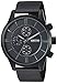 Kenneth Cole REACTION Male Analog-Quartz Watch with Black Strap, Stainless Steel, 22 (Model: RKC0214001)