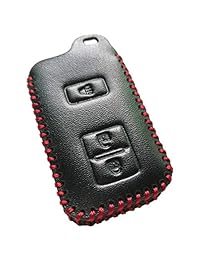 Coolbestda - Funda protectora de piel para llave de coche para Toyota Tacoma Land Cruise Prius V RAV4 HYQ14FBA