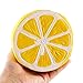 1 Pcs Jumbo Squeeze Half Fresh Lemon Toy Charms Squishy Cream Scented Slow Rising Kawaii Kids and Adults Stress Relief Toy (Lemon)