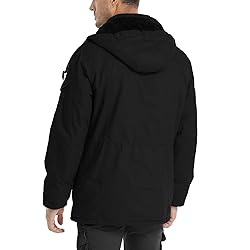 CHEXPEL Men's Thick Winter Jackets with Hood Fleece