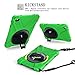 BRAECN for iPad mini 4 Case,iPad mini 5 Case,Drop Protection Rugged Protective Heavy Duty with 360 Degree Swivel Stand/Hand Strap/Shoulder Strap for iPad mini 4/5 Case(Green)