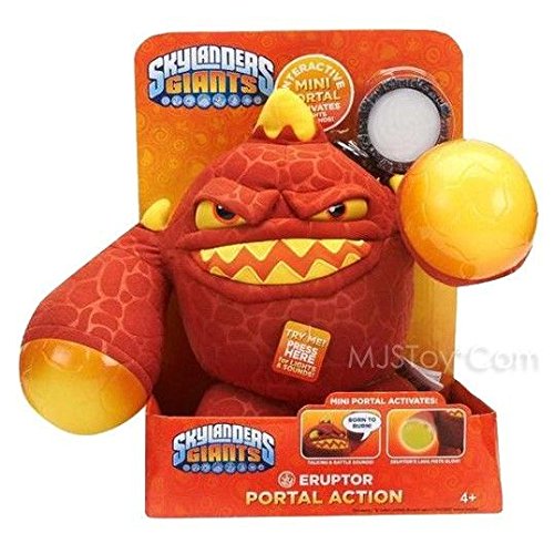 NEW Skylanders Giants ERUPTOR Portal Action Talking Sound Glow 10`` Plush Doll ,#G14E6GE4R-GE 4-TEW6W208223