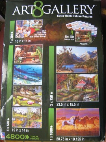 Art Gallery 8 x Puzzle Box Set (Animals and Nature scapes)