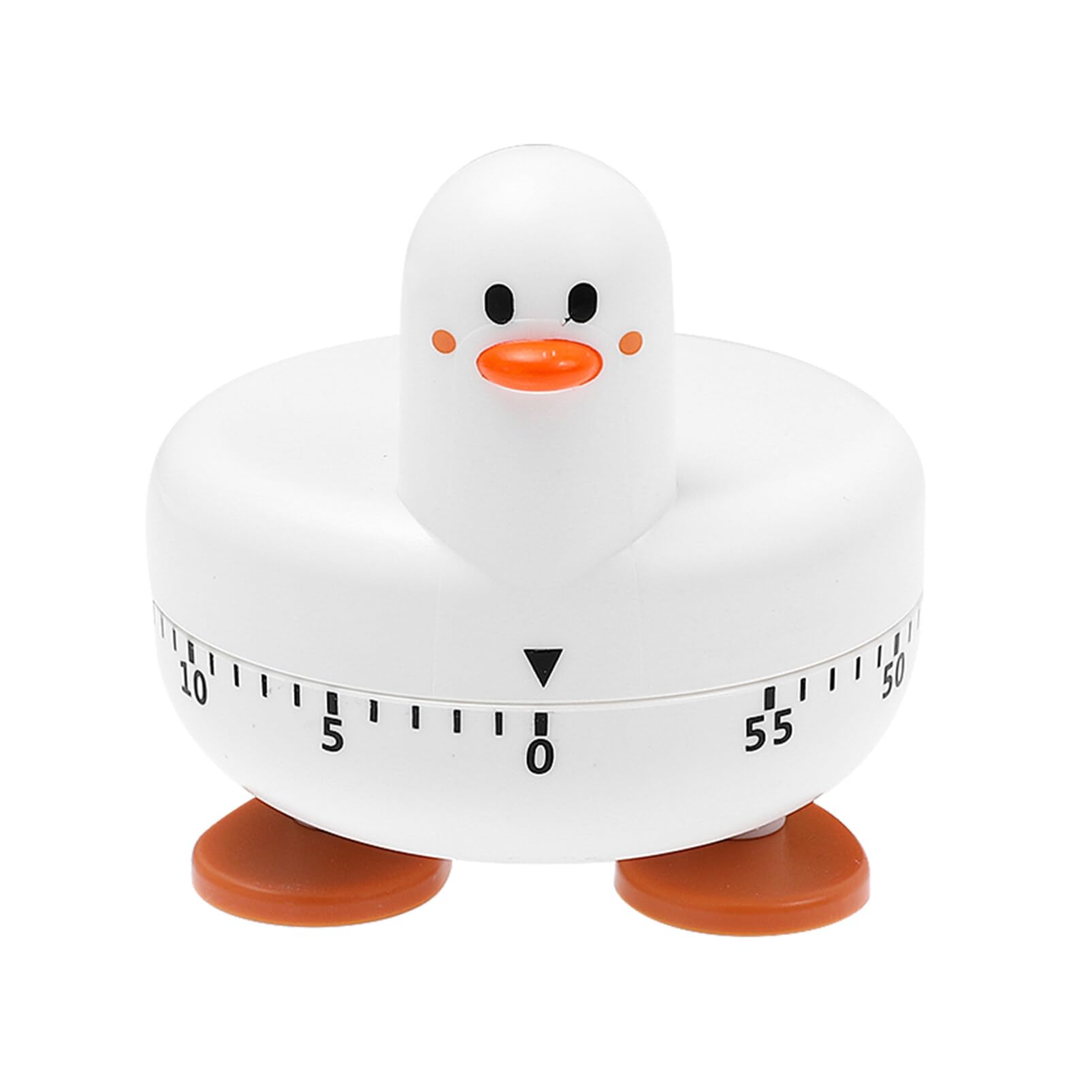DOITOOL Kitchen Timer, Mechanical Timer, Baking, Shape Cooking, 60 Countdown, Cooker Reminder (White)