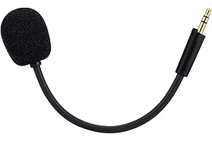 Replacement Game Mic for Razer BlackShark V2 Pro 2023 Headset on PS4 PS5 Xbox One PC, 3.5mm Detachable Boom Microphone