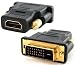 Importer520 New Gold Plated Hdmi Female to Dvi-d Male Video Adaptor primary