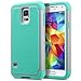 ULAK Galaxy S5 Case, Knox Armor Slim Hybrid Shockproof Silicone Rugged Hard Plastic Case Protective Cover Shell for Samsung Galaxy S5 S V I9600 (5.1