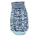 HP95 Hot! Fashion Knitted Sweater Twist Design Pet Puppy Knit Clothes (M, Blue)