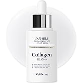 WELLDERMA Sapphire Collagen Impact Hydro Serum, 50mL / 1.69 fl.oz – Hydrating & Revitalizing Face Serum with Collagen Water, Niacinamide & Adenosine