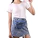 Men Women Jeans Fanny Pack - Lingae Casual Hiking Running Travel Sport Wasit Bags (Dark Blue)