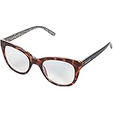 kate spade new york womens Odessa Blue Light Readers Oval Modified Reading Glasses