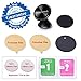 Sinuoda Magnetic Phone Car Mount, Magnetic Car Phone Holder Stand Dashboard Car Phone Mount, Mobile Phone Holder for Car 360 Rotation Universal Metal Phone Holder,Black Leather